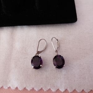 🎄🎄Dark! Amethyst Earrings